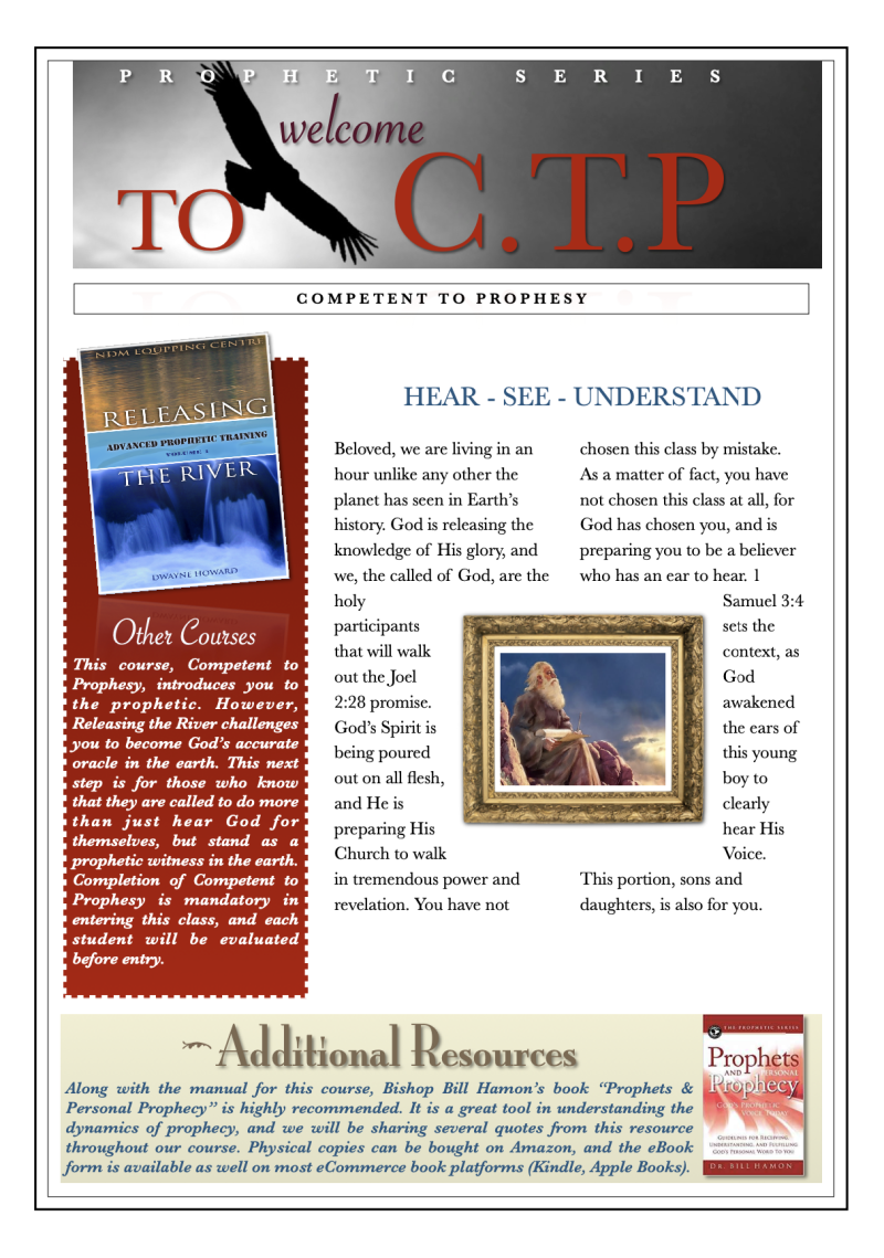 Competent To Prophesy eCourse - Image 2